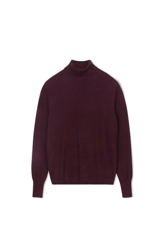 point classic turtleneck sweater - DARK HEATHER