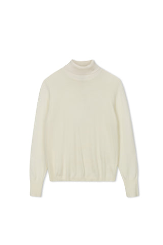 point classic turtleneck sweater - NEW TAUPE