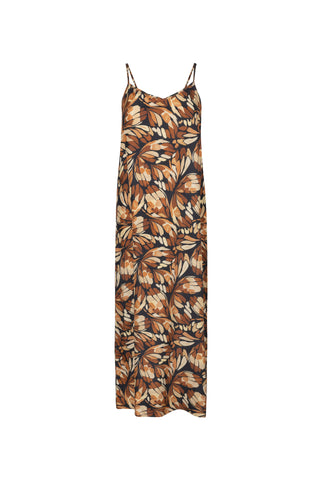 point brushed a-line dress