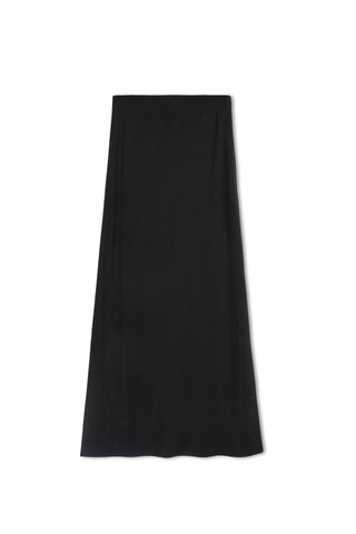 point brushed straight skirt