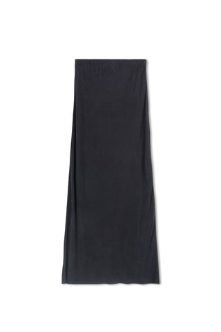 point brushed straight skirt