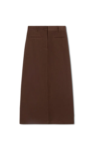 element maxi column skirt - BROWN