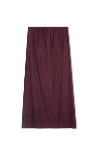 point brushed a-line skirt