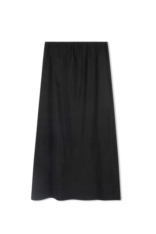 point brushed a-line skirt
