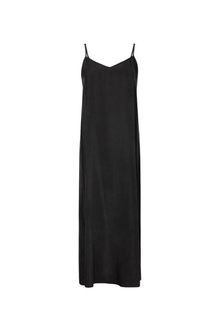 point brushed a-line dress