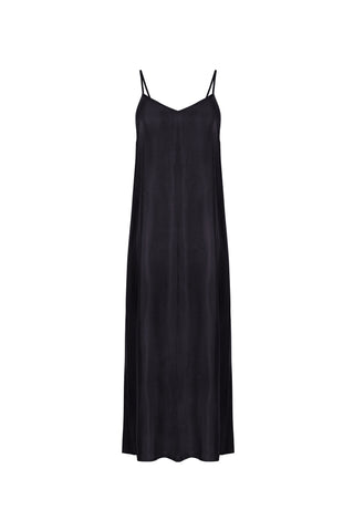 point brushed a-line dress