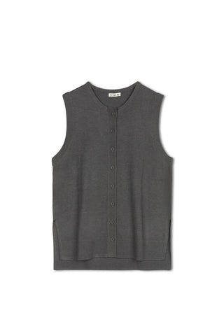 point high lo vest - CHARCOAL