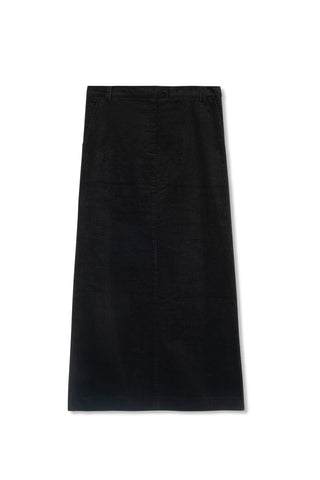 hd front pocket corduroy skirt - Navy