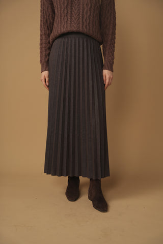 km mixed cable sweater