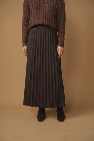 km mixed cable sweater