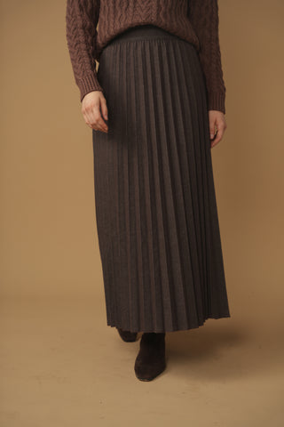 km mixed cable sweater