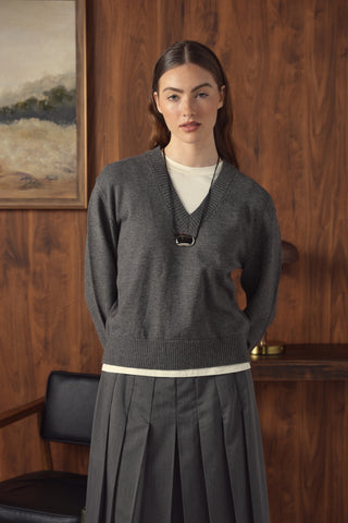 point layered sweater