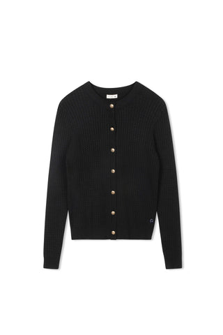 point twisted cable cardi