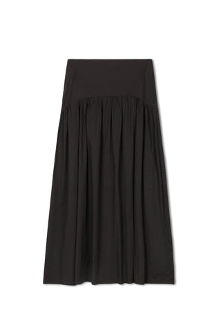 point drop waist skirt