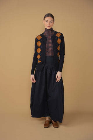 point drop waist skirt