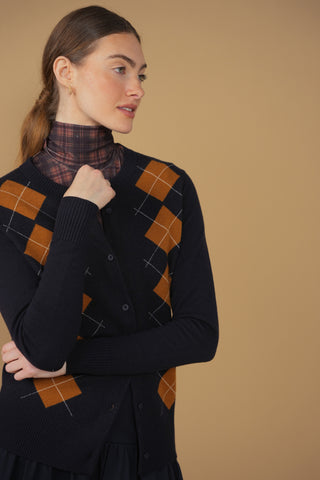 point argyle cardi