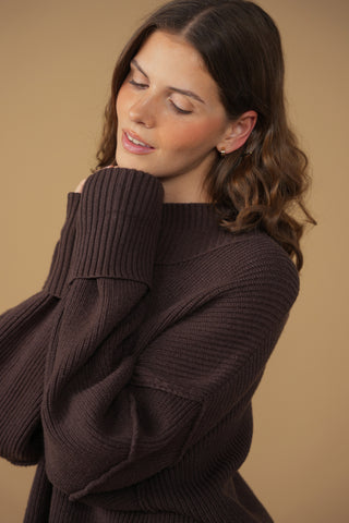 point hi-lo sweater