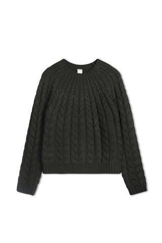 km gradual cable sweater