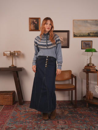 hd panel maxi skirt