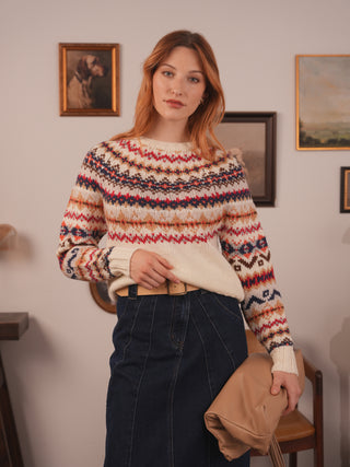 km multi fairaisle sweater