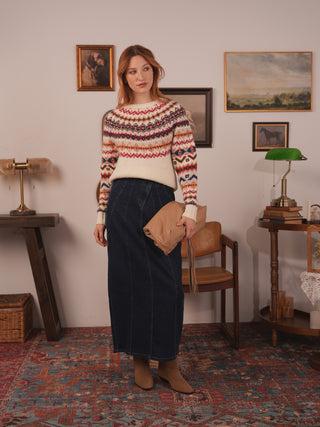 km multi fairaisle sweater