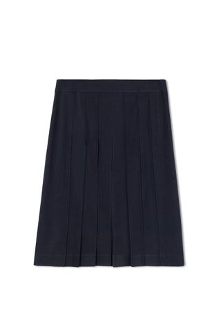 point short pleated skirt - NAVY