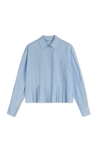 ceremony cotton pleated blouse
