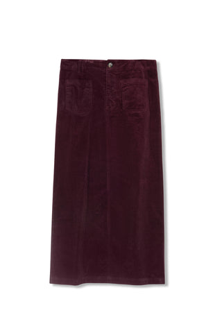hd front pocket corduroy skirt
