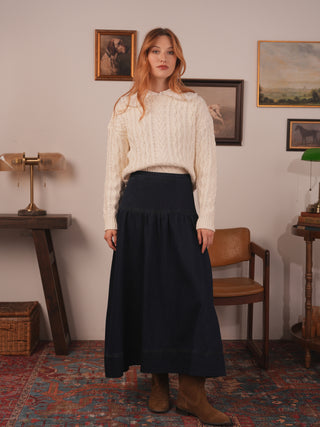 hd drop waist aline skirt