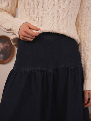 hd drop waist aline skirt