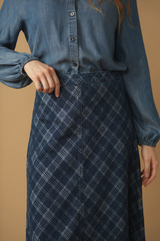 hd fringe hem aline skirt