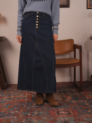 hd panel maxi skirt