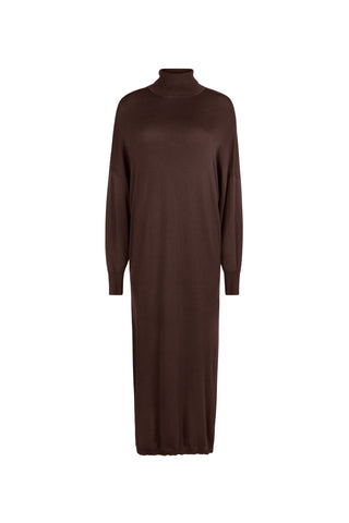 point turtleneck dolman dress