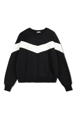 point pieced sweatshirt