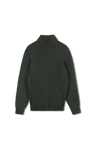 point turtleneck sweater