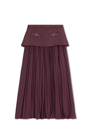 ceremony mixed media skirt
