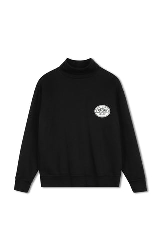 point turtleneck sweatshirt