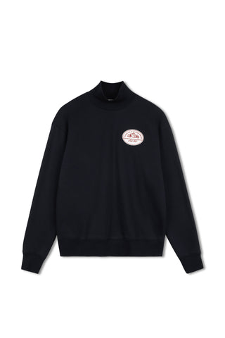 point turtleneck sweatshirt