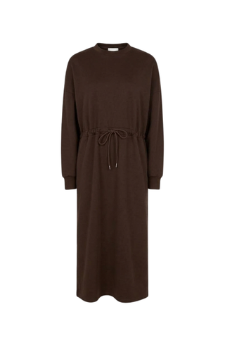 point cinch waist dress