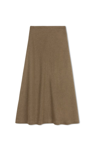 ceremony center seam maxi skirt
