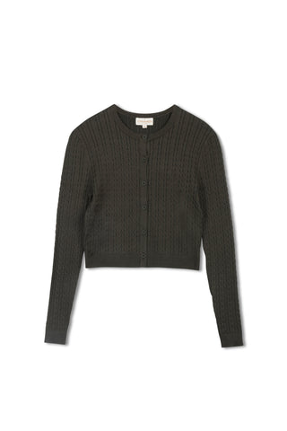 cinnamon cable cardi - Hunter
