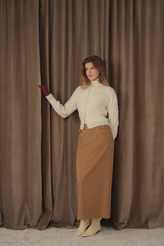 ceremony straight buckle skirt