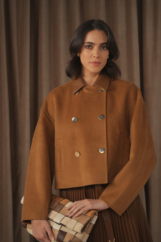 ceremony wool cropped jacket