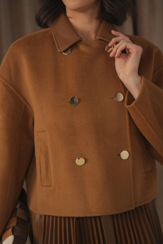 ceremony wool cropped jacket