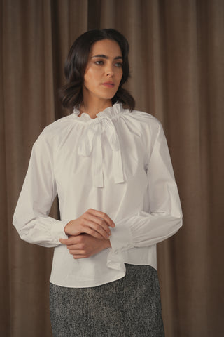 ceremony raglan bow tie blouse