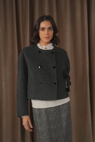ceremony wool cropped jacket