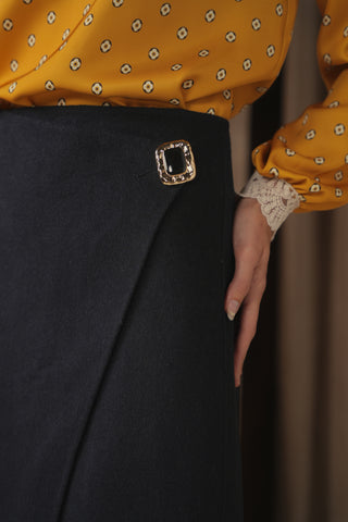 ceremony fringe wrap skirt