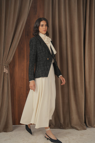 ceremony handkerchied hem skirt