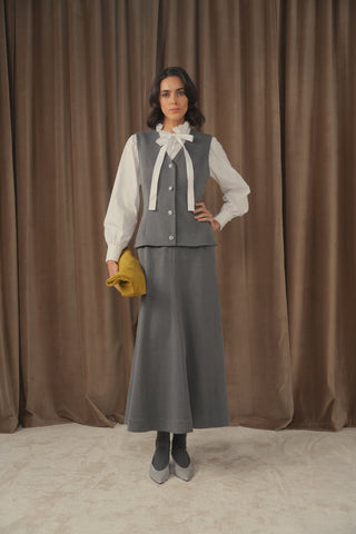 ceremony twofer vest dress