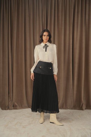ceremony mixed media skirt